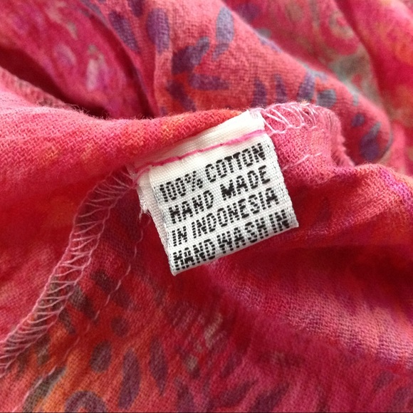 Maggie B Dress Size S Flora Flare Pink Boho Chic - Picture 5 of 5